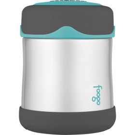 Thermos Foogo&reg; Stainless Steel, Vacuum Insulated Food Jar - Teal/Smoke - 10 oz.