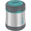 Thermos Foogo&reg; Stainless Steel, Vacuum Insulated Food Jar - Teal/Smoke - 10 oz.