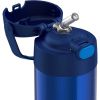 Thermos FUNtainer&reg; Stainless Steel Insulated Straw Bottle - 12oz - Navy