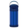 Thermos FUNtainer&reg; Stainless Steel Insulated Straw Bottle - 12oz - Navy