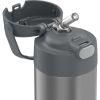 Thermos FUNtainer&reg; Stainless Steel Insulated Straw Bottle - 12oz - Grey