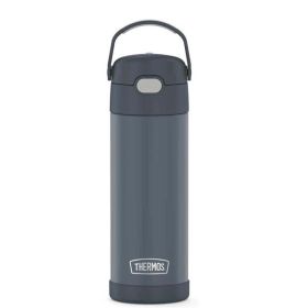 Thermos FUNtainer&reg; Stainless Steel Insulated Bottle w/Spout - 16oz - Stone Slate