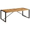 Dining Table 86.6"x39.4"x29.5" Solid Mango Wood