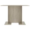 Dining Table Sonoma Oak 43.3"x23.6"x29.5" Chipboard