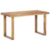 Dining Table 55.1"x27.6"x29.9" Solid Sheesham Wood