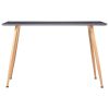 Dining Table Gray and Oak 47.2"x23.6"x29.1" MDF