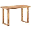 Dining Table 46.5"x23.6"x29.9" Solid Sheesham Wood