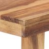 Dining Table 46.5"x23.6"x29.9" Solid Sheesham Wood