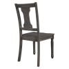 Classic Dining Set Wooden Table and 4 Chairs with Bench for Kitchen Dining Room, Gray (Set of 6)