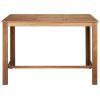 Bar Table Solid Acacia Wood 59"x27.6"x41.3"