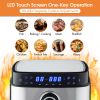 4.5L 8-In-1 Multifuntional Stainless Steel Master Cookware Digital Air Fryer Oven   YJ