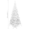 Artificial Christmas Tree L 94.5" White