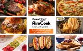 Geek Chef Airocook Smart 7-in-1 Indoor Electric Grill Air Fryer Family Large Capacity Grilled Pizza and Cyclone Grill Technology Countertop Grill Stai