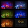 LinkedSparx LED String Lights;  110ft 420 RGB Multicolor App-Controlled LED Christmas Lights with Music Modes for Xmas Tree Indoor Party Holidays Home