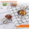 7Pcs Measuring Cups Stainless Steel Kitchen Measurement Tool