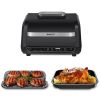 mart 7-in-1 Indoor Electric Grill Air Fryer Family Large Capacity with Air Crisp Dehydrate Roast Bake Broil Pizza and Cyclonic Grilling Technology Cou