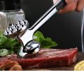 Zinc Alloy Meat Tenderizer Double Sided Non-Slip Handle Meat Mallet Kitchen Tool