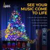 LinkedSparx LED String Lights;  110ft 420 RGB Multicolor App-Controlled LED Christmas Lights with Music Modes for Xmas Tree Indoor Party Holidays Home