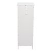 4 Drawers Storage Cabinet Fork Type Bathroom Wall Cabinet White  YJ