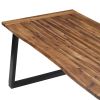 Dining Table Solid Acacia Wood 70.9"x35.4"