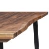 Dining Table Solid Acacia Wood 70.9"x35.4"