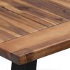 Dining Table Solid Acacia Wood 70.9"x35.4"