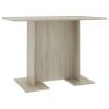 Dining Table Sonoma Oak 43.3"x23.6"x29.5" Chipboard