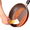 Pan Cleaning Scraper Silicone Kitchen Spatula Cake Baking Tool Pastry Spa