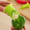 2pcs Creative Pepper Cutter Corer Slicer Tomato Fruit & Vegetable Kitchen Tools