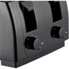 Brentwood TS-285 Cool Touch 4 Slice Toaster, Black