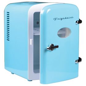 Frigidaire EFMIS129-BLUE 0.5-Cubic-Foot Retro Portable Mini Fridge (Blue)