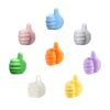 Silicone Thumb Wall Hook Creative Adhesive Thumb Cable Clip Key Hook Wall Hangers for Data Cable Earphone Belt hat Key Storage