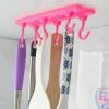 6 Hook Suction Cup Holder Towel Rack Storage Shelf Bathroom Rack Kitchen utensils storage sticky