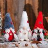 Christmas Faceless Gnome Santa Xmas Tree Hanging Ornament Doll Decoration for Home Pendant Gifts