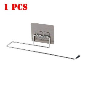 1/2pcs Hanging Toilet Paper Holder Roll Paper Holder Bathroom Towel Rack Stand Kitchen Stand Paper Rack Home Storage Racks (size: 1 pcs)