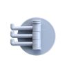 Self Adhesive Kitchen Wall Door Hook Key Holder Rack Towel Hanger Bathroom Rack Hooks Aluminum Multi-Purpose Storage Hooks