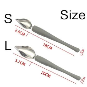 Sushi Food Drawing Tool Design Sauce Dessert Bakeware Cake Molecular Gourmet Spoon Kitchen Tool (size: large)