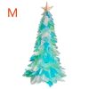 Christmas Tree Rotating Sculpture Train Decorations Paste Window Paste Stickers Christmas Decoration