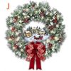 Christmas Tree Rotating Sculpture Train Decorations Paste Window Paste Stickers Christmas Decoration