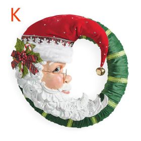 Christmas Tree Rotating Sculpture Train Decorations Paste Window Paste Stickers Christmas Decoration (size: K)