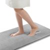 Small Memory Foam Bathroom Mats  Non Slip 0.7" Extra Thick Super Absorbent Bath Rugs Carpet Super Cozy Quick Dry Machine Wash