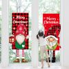 Mingguan Christmas decorations Greenwich pendant doll hanging flag Faceless doll hanging flag Garden flag wholesale