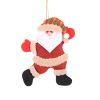 Christmas decorations Christmas tree accessories Christmas cloth small doll pendant Dancing old man snowman doll small pendant