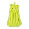 Soft Coral Velvet Cartoon Animal Towel Hung Hanging Absorbent Rag Dishcloth Kitchen Cleaning Tool