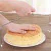 1PC Double Line Cake Cut Slicer Adjustable Stainless Steel Device Cake Decorating Mold DIY Bakeware Kitchen Cooking Tool