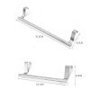 2 Size Towel Racks Over Kitchen Cabinet Door Towel Bar Hanging Holder Bathroom Shelf Rack Home