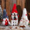 Christmas Faceless Gnome Santa Xmas Tree Hanging Ornament Doll Decoration for Home Pendant Gifts