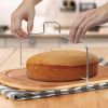 1PC Double Line Cake Cut Slicer Adjustable Stainless Steel Device Cake Decorating Mold DIY Bakeware Kitchen Cooking Tool