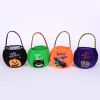 Halloween candy bag decoration cloth bag children's hand held pumpkin bag gift bag Halloween props accessories