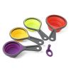 Super-useful Colorful 8/4pcs Kitchen Tools Measuring Spoons Measuring Cups Spoon Cup Baking Utensil